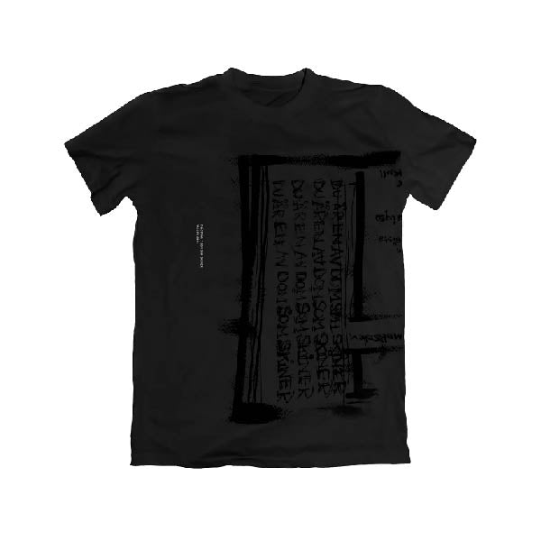 T-shirt: Text svart
